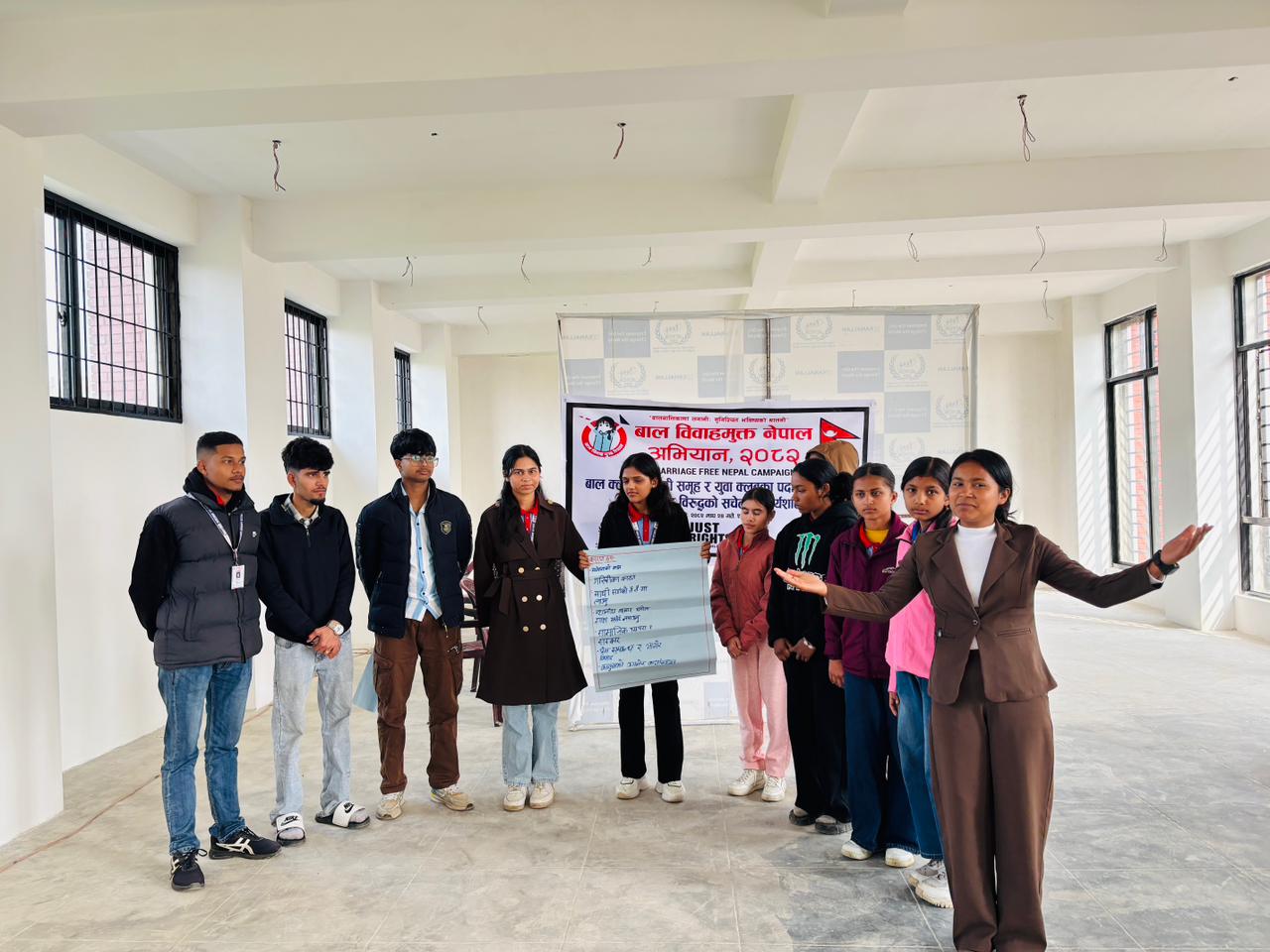बाल विवाह अन्त्यका लागि बाल क्लब, किशोरी समूह र युवा क्लबको संयुक्त प्रतिबद्धता