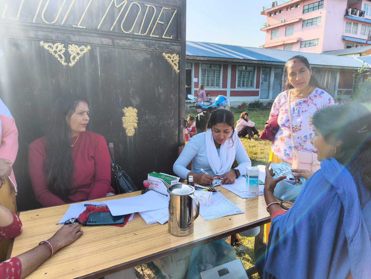 प्रगतिनगर साना किसानद्वारा १ दिने निःशुल्क स्वास्थ्य जाँच शिविर सम्पन्न