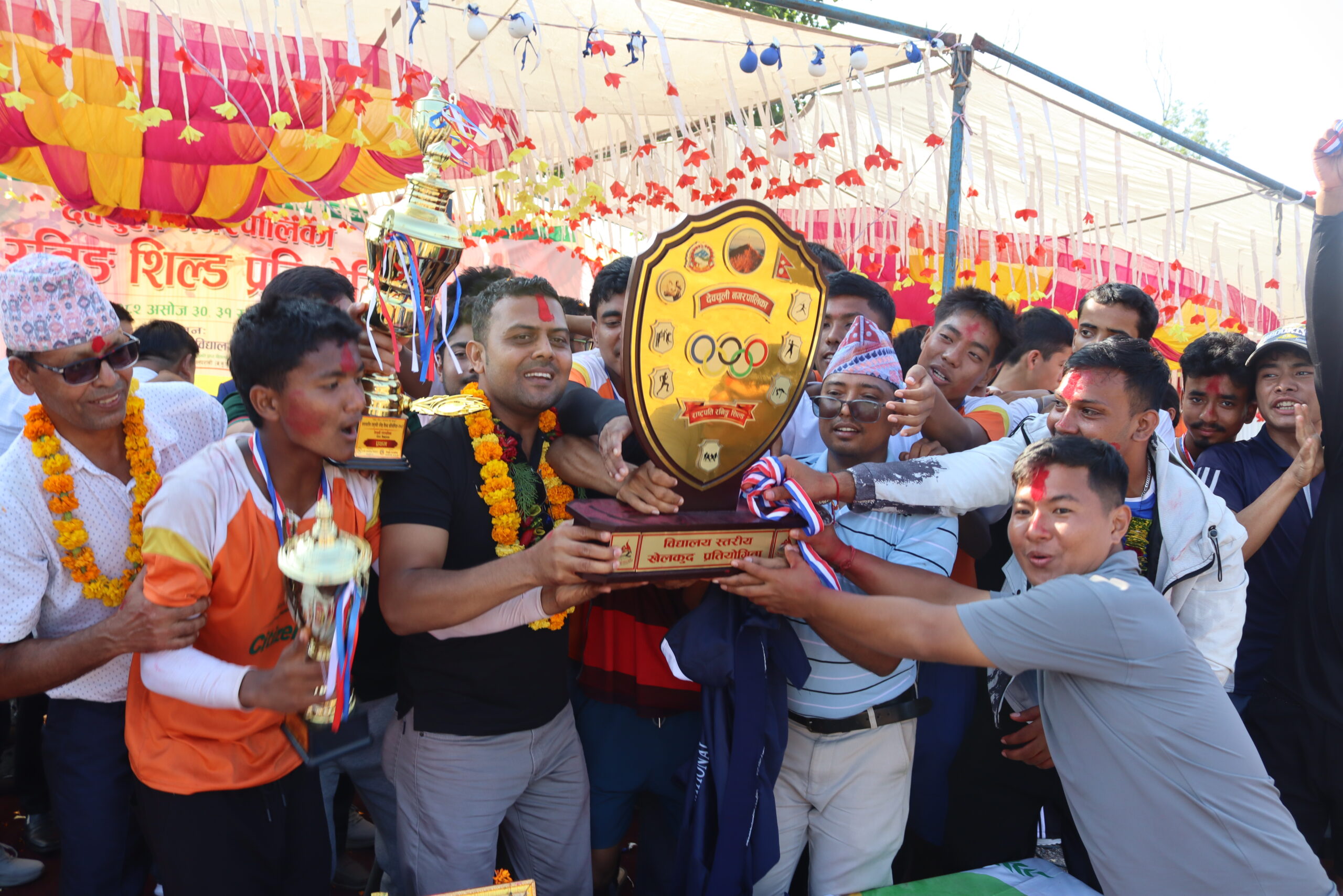 देवचुली राष्ट्रपति रनिङ शिल्ड : भीमसेन मावि नगर प्रथम हुन सफल 