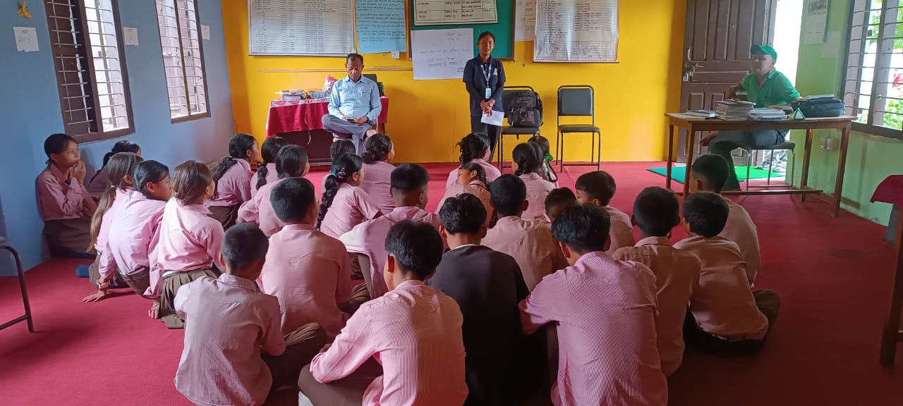 विद्यालयस्तरमा बाल विवाहसम्बन्धी सचेतनामूलक कार्यक्रम सम्पन्न