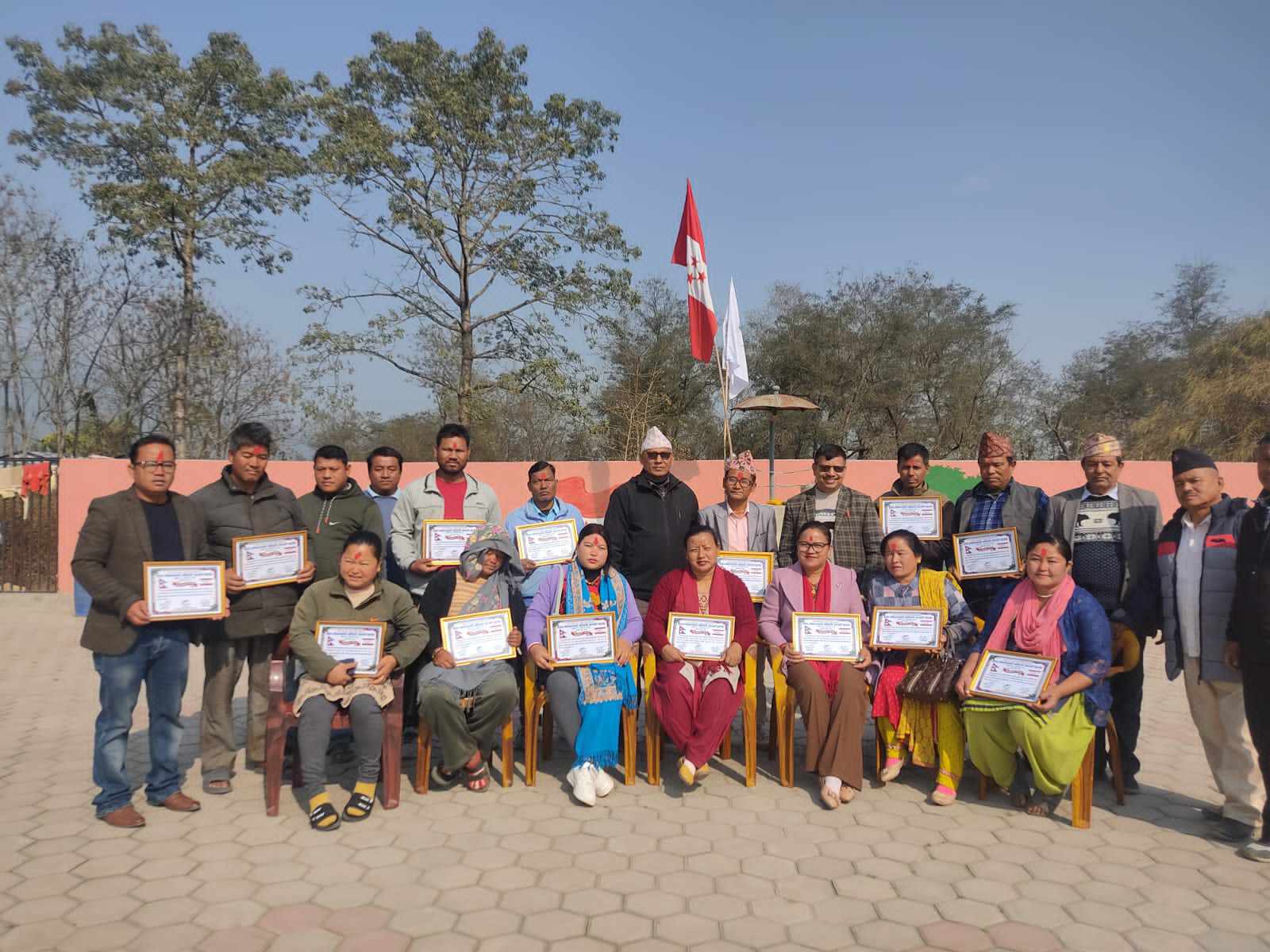 लोकतन्त्रवादी आदिवासी जनजाति महासंघ देवचुलीको सपथ ग्रहण सम्पन्न 