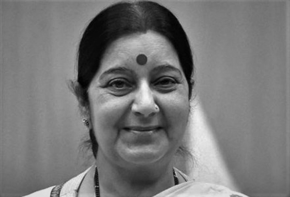 भारतीय पूर्व विदेशमन्त्री शुष्मा स्वराजको निधन