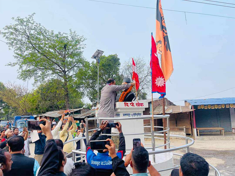 गगन थापाले पुनः सुरु गरे ‘संवाद यात्रा’