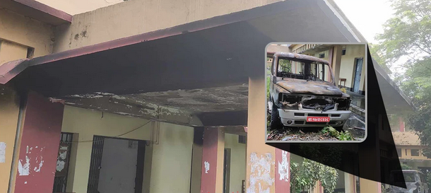 प्राध्यापककी छोरीलाई पास गराउन उत्तर पुस्तिका परिवर्तन, विद्यार्थीले जलाए गाडी