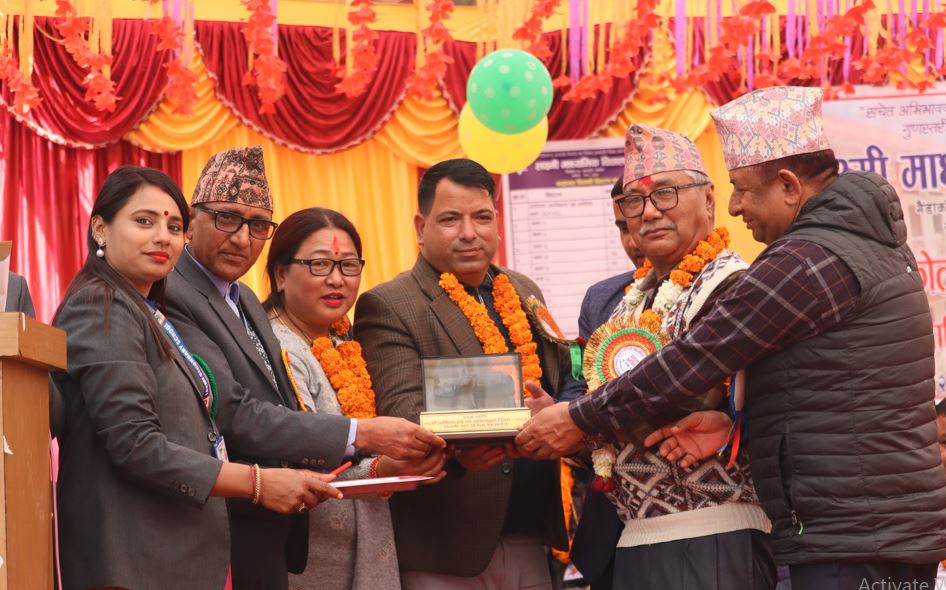 गैंडाकोटको लक्ष्मी मा.विले मनायो ५६ औं बार्षिकाेत्सव