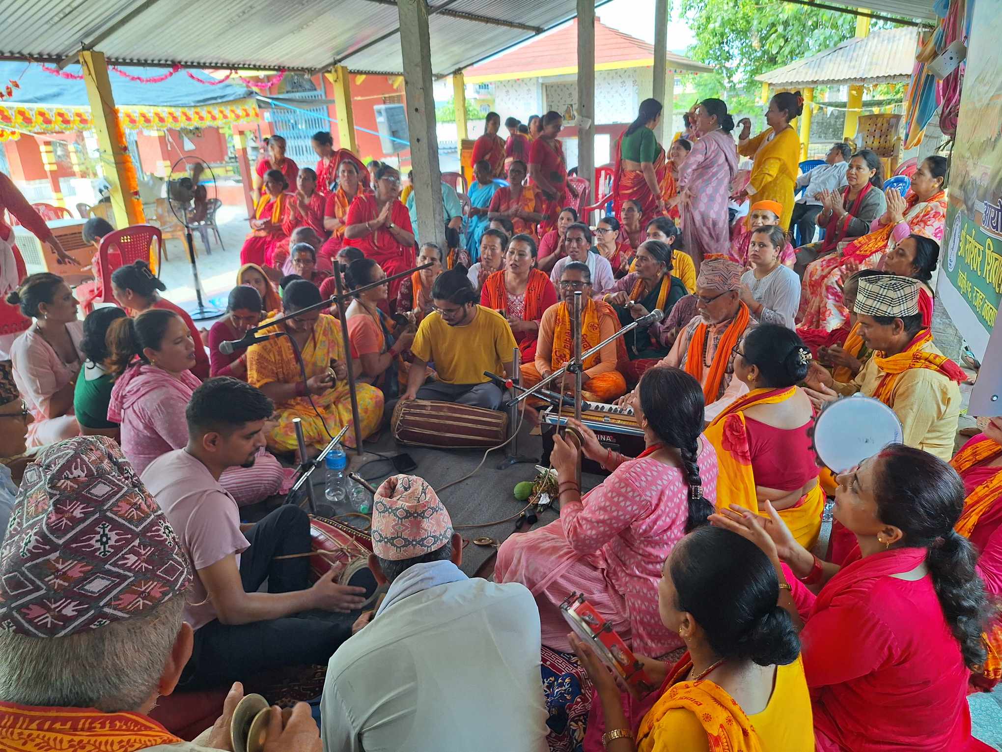 सर्वेश्वर शिवालय मन्दिर रजहरमा २४ घण्टे अखण्ड हरिकिर्तन सम्पन्न