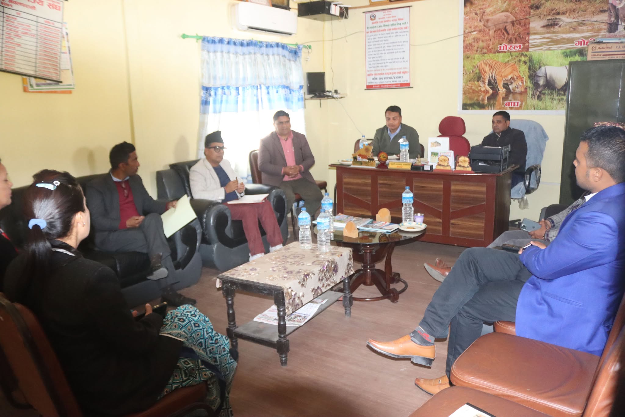 ५औं देवचुली महोत्सव: विद्यालयका प्रधानाध्यापकहरुसँग छलफल