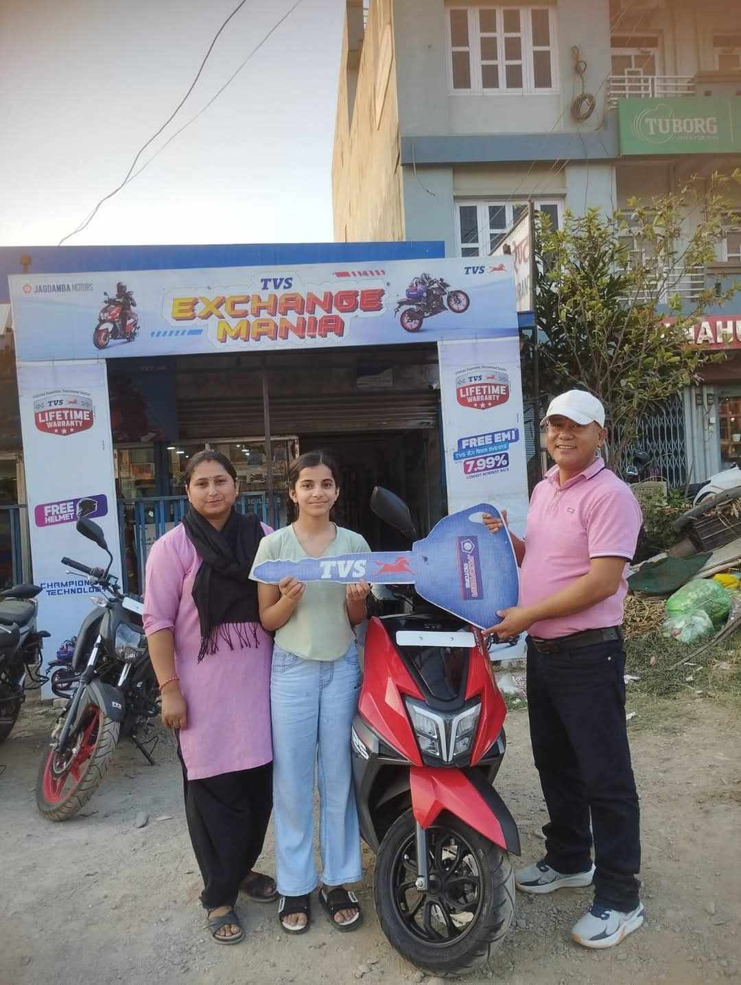 टिभिएस एक्सचेन्ज मेनिया : जुनसुकै बाइक वा स्कुटी एक्सचेन्ज गर्दा ३० हजारको पक्का भ्यालुयसन !