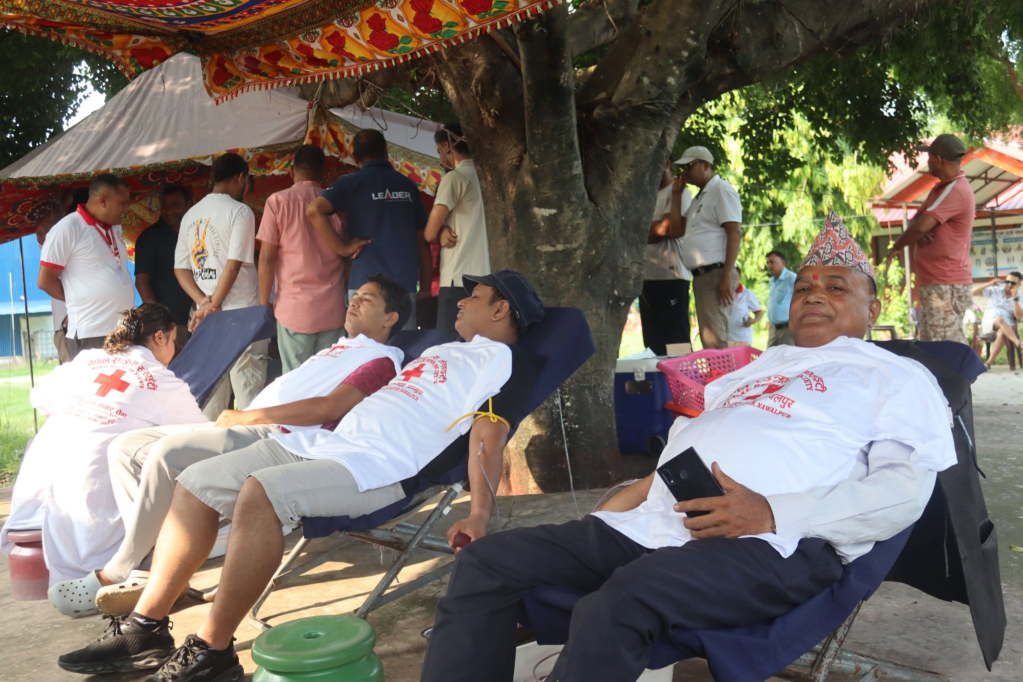 विश्व रक्तदाता दिवसको अवसरमा प्रगतिनगरमा बृहत रक्तदान कार्यक्रम सम्पन्न