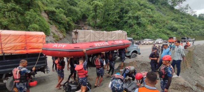 सिमलताल दुर्घटना : आज सशस्त्र प्रहरी बलले मात्र खोजी कार्य गर्दै