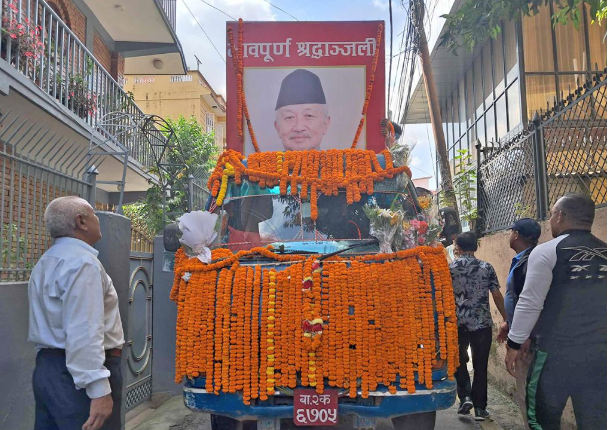 सुरु भयो सुवास नेम्वाङको शव यात्रा