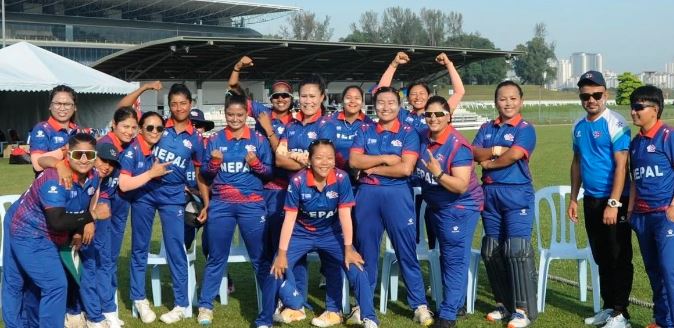 एसीसी महिला प्रिमियर कप क्रिकेट : नेपालको विजयी सुरुआत, हङ्कङलाई आठ विकेटले हरायो