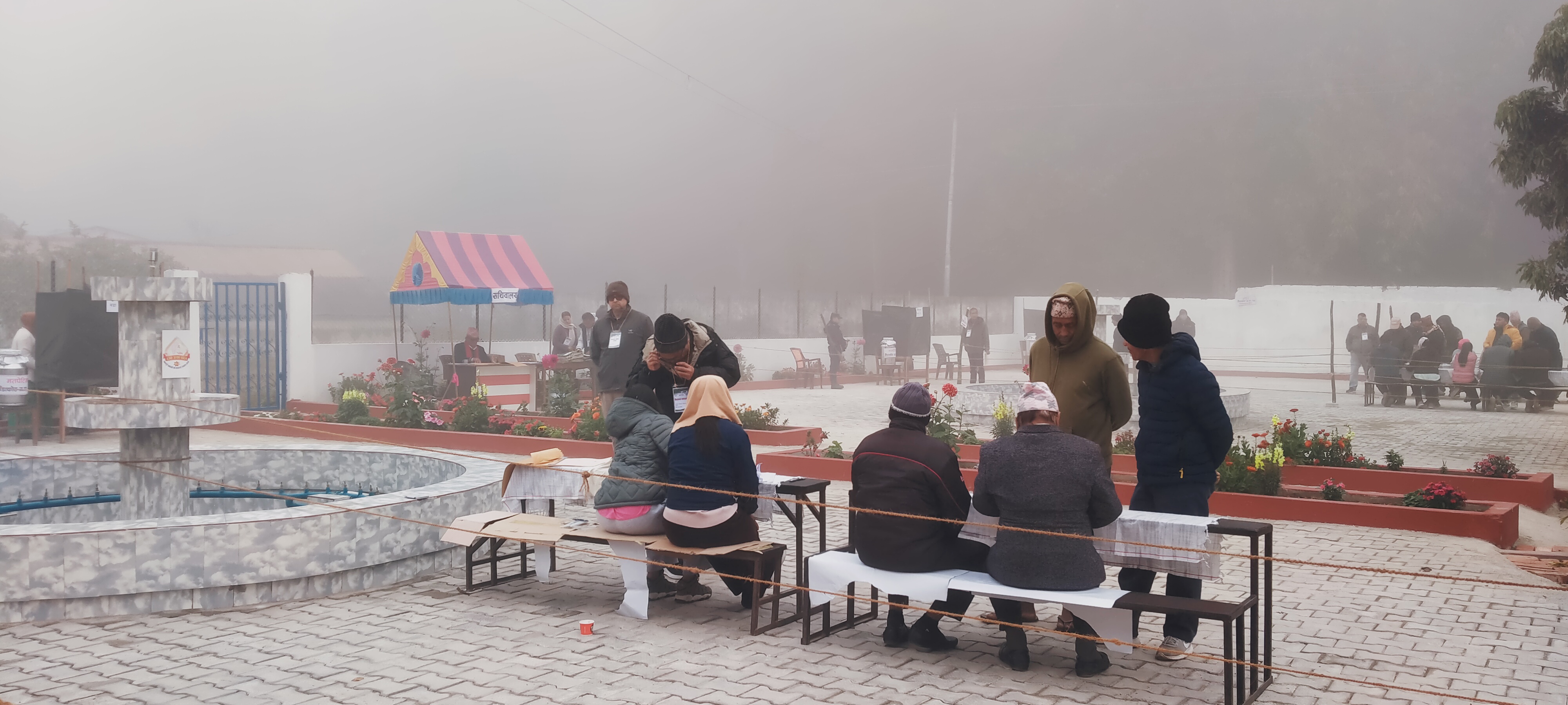 अमरापुरी खानेपानीमा निर्वाचन सुरु
