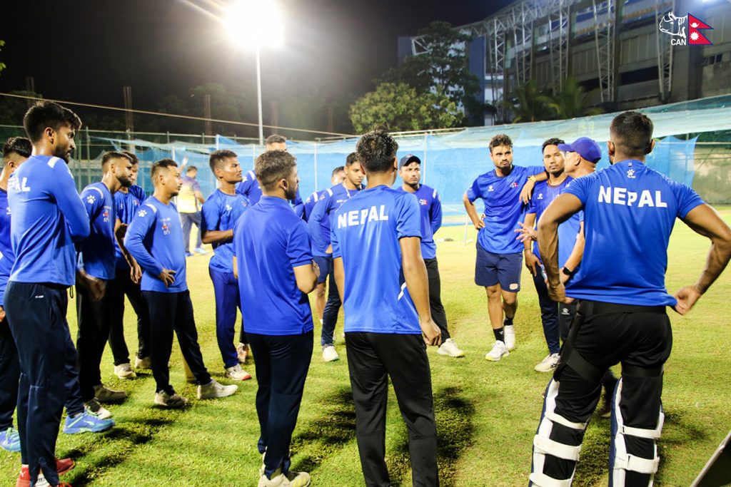 एसिया कपअघि नेपाल क्रिकेट टिमले श्रीलंकामा विशेष तयारी गर्ने