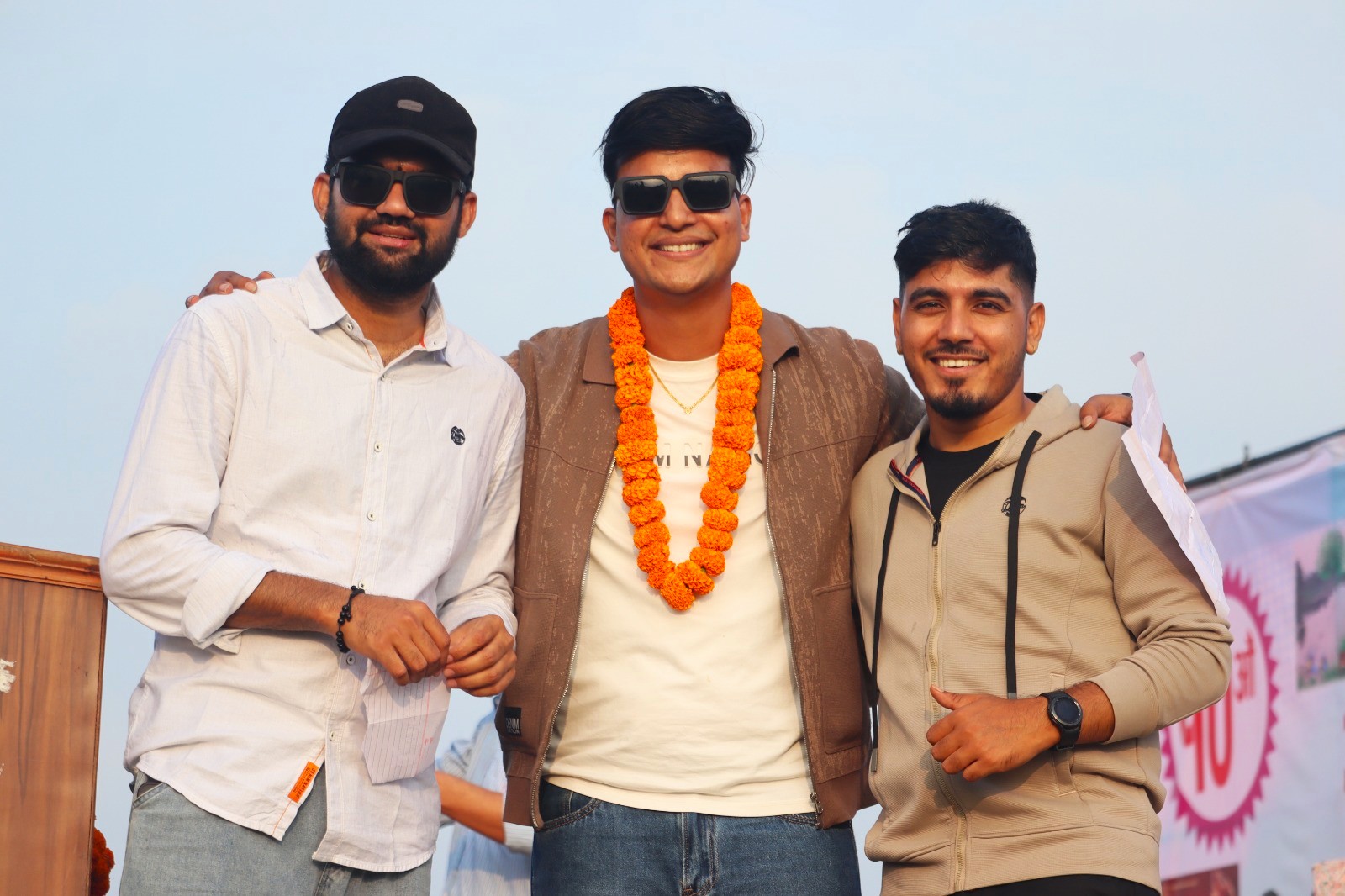 कार्यक्रम उद्घोषणका तीन खम्बा: सञ्जय, दीप र अर्जुन