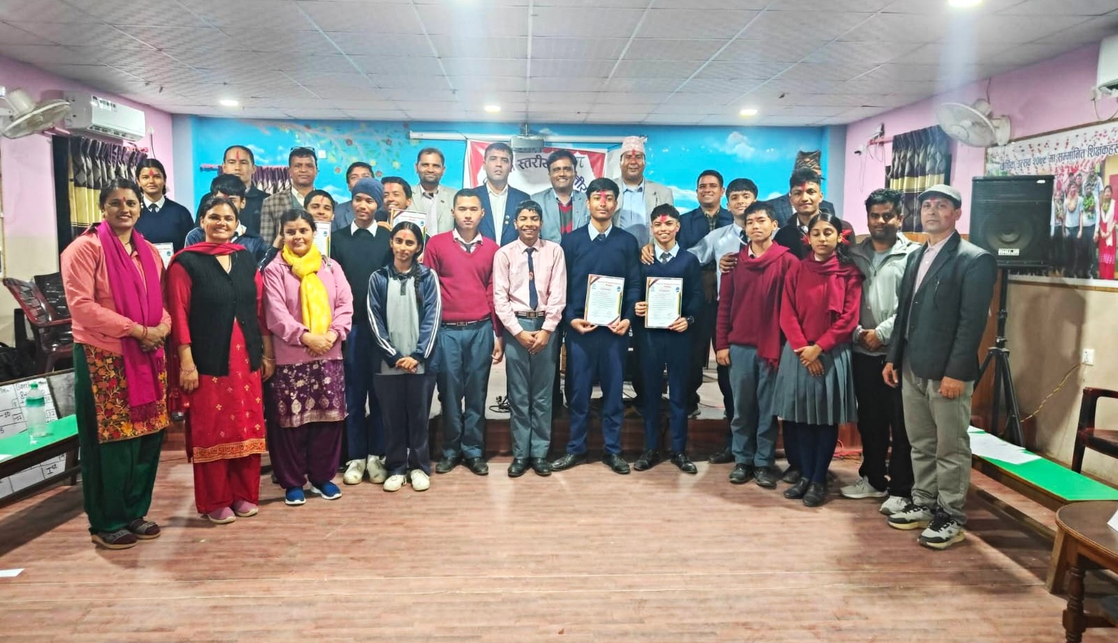 जिल्ला स्तरीय गणितीय हाजिरीजवाफ प्रतियोगिता सम्पन्न