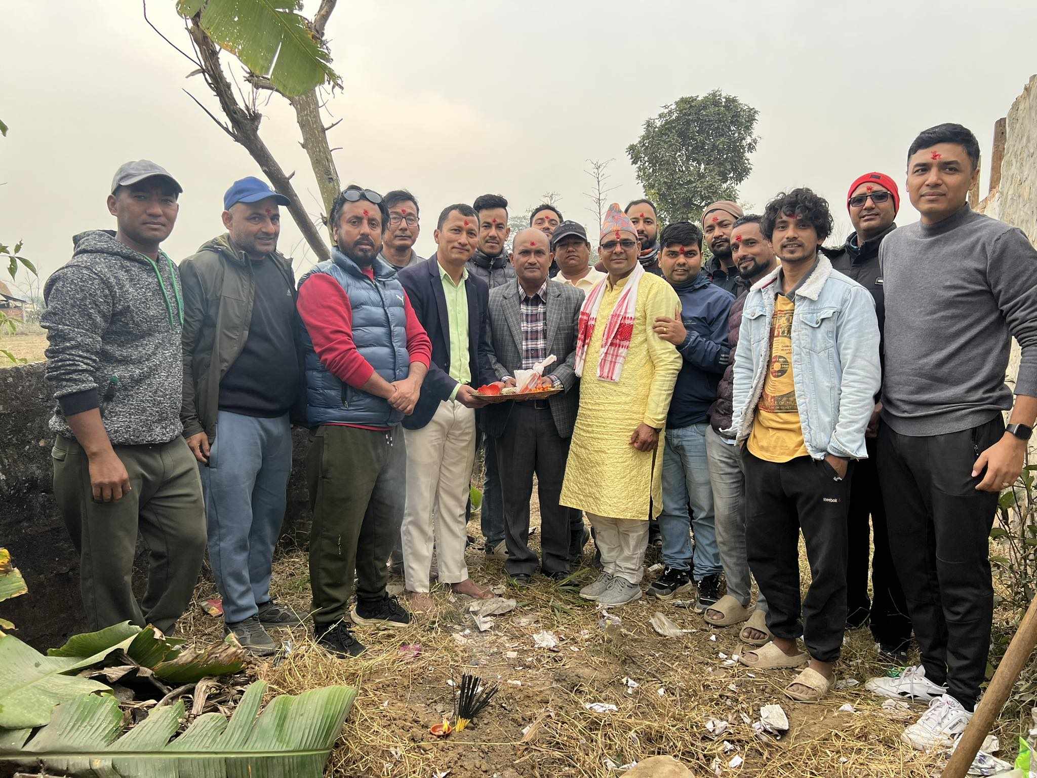 देवचुली १५ मा ब्याडमिन्टन कभर्ड हल बन्दै 