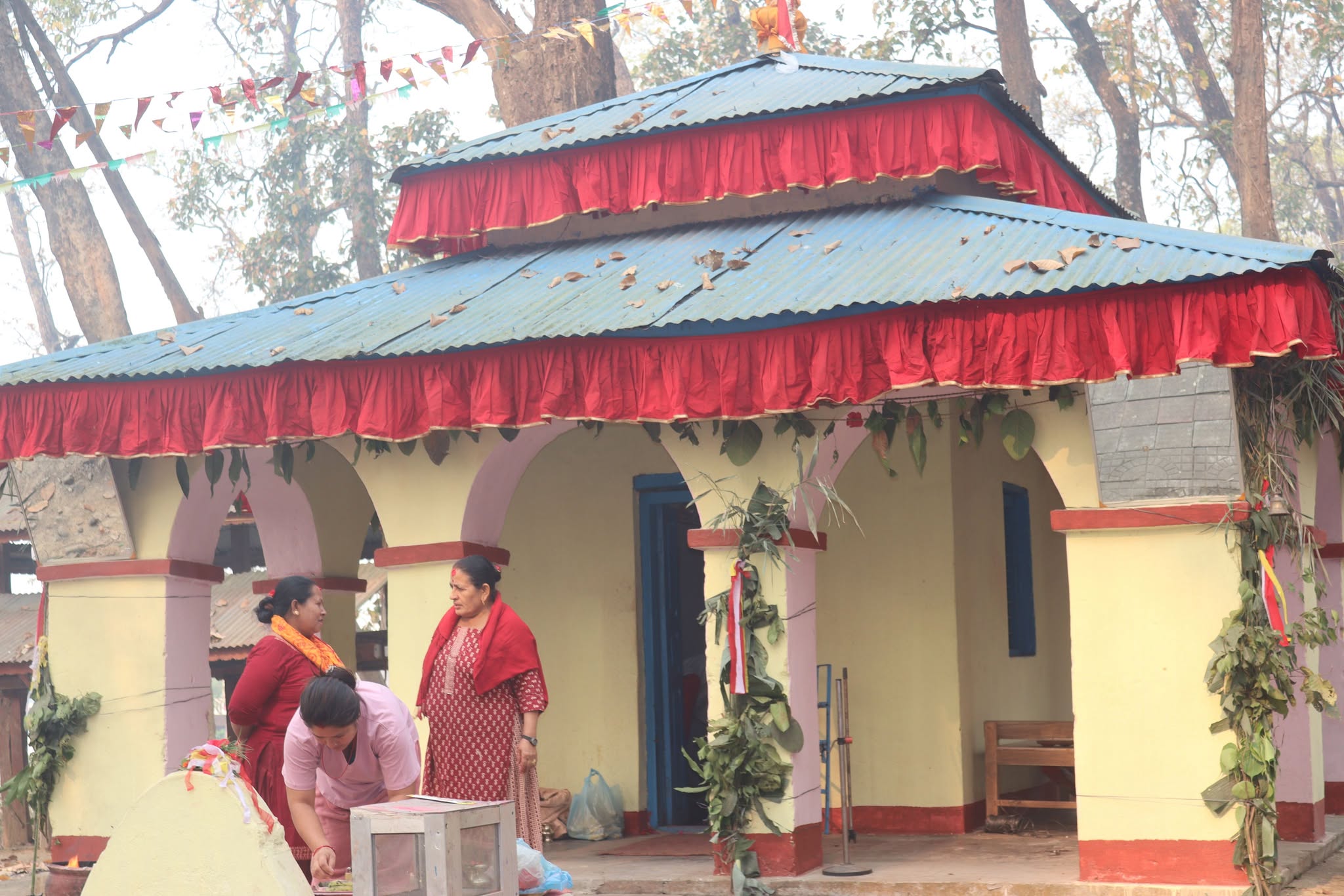 कालिका मन्दिर रजहरमा तीन दिने धार्मिक कार्यक्रम सुरु