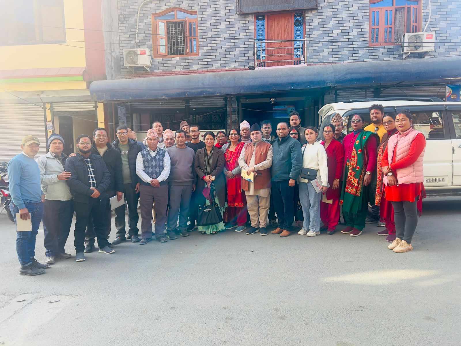 देवचुलीको टोल सुधार समितिले गर्‍यो कुश्मा नगरपालिकासँग सिकाई आदानप्रदान