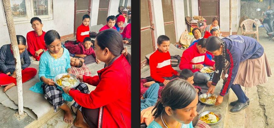 विद्यार्थीको देउसीभैलोको रकम परोपकारी काममा