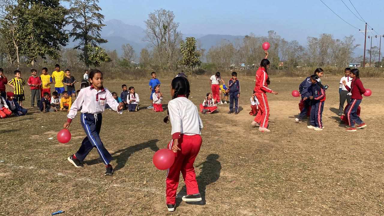 न्यु नवल इङ्गलिस स्कुलको खेलकुद सप्ताह सुरु 