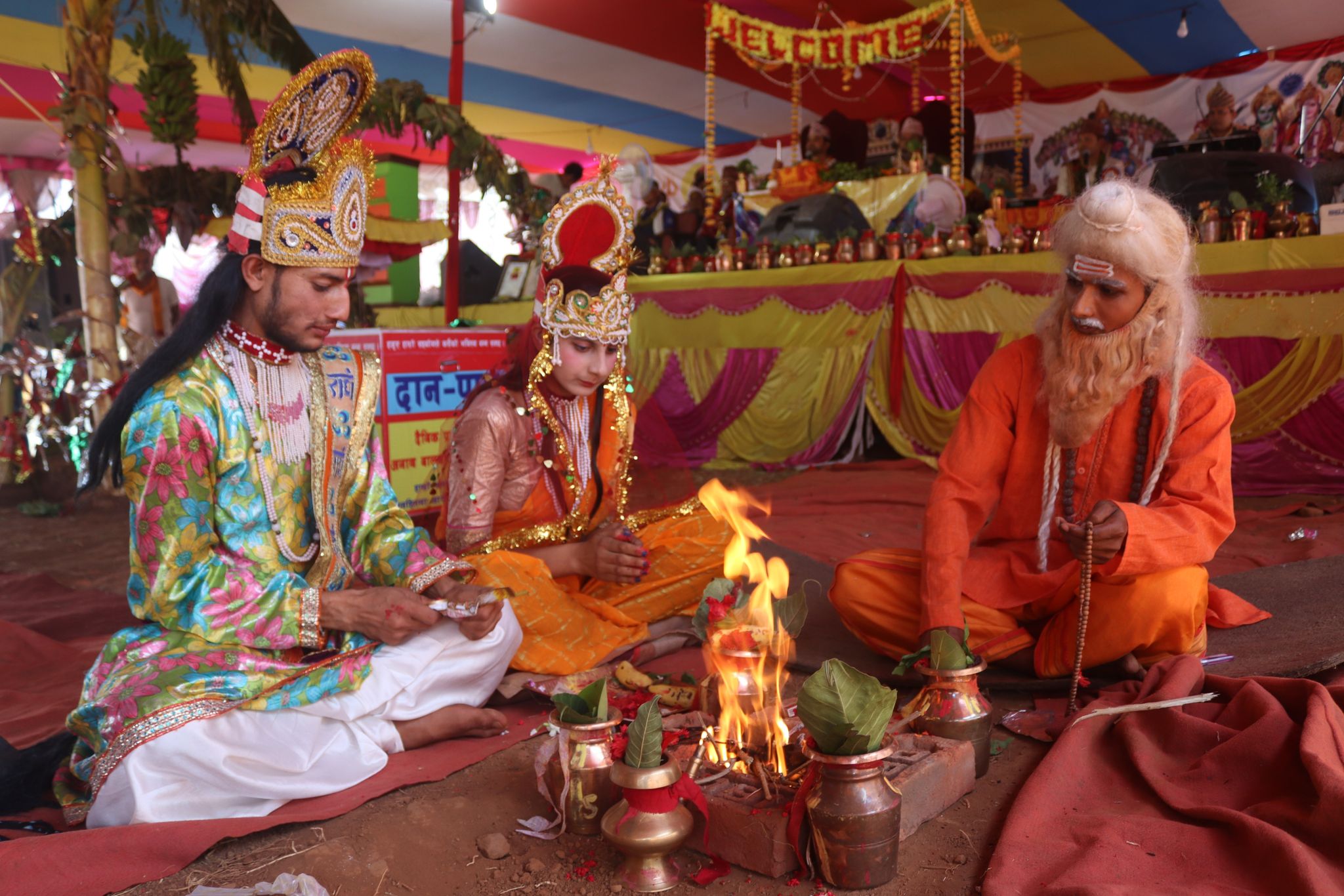 कालिका मन्दिर रामबासमा सञ्चालित महायज्ञमा हालसम्म डेढ लाख रकम संकलन 