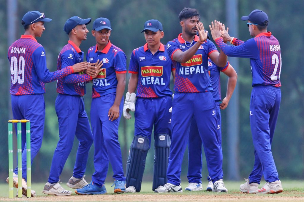 साउदीलाई ३०१ रनले हराउँदै नेपाल सेमिफाइनलमा