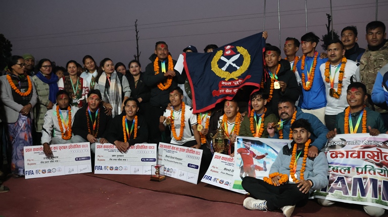 प्रथम कावासोती गोल्डकपको उपाधि गण्डकी पुलिसलाई