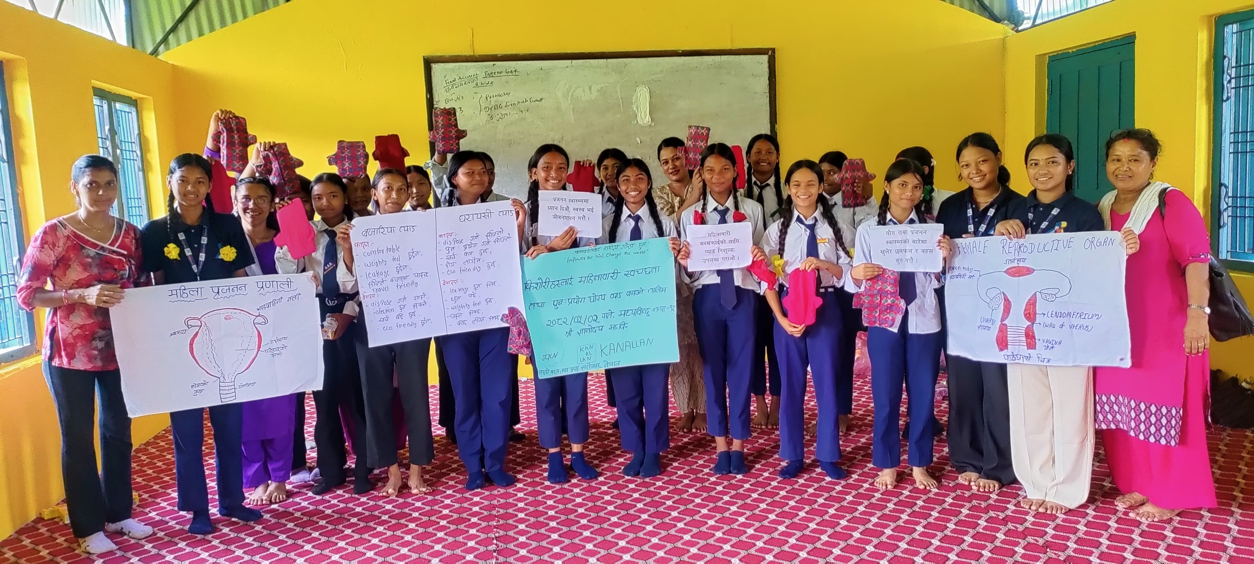 ज्ञानोदय माविमा किशोरीलाई महिनावारी स्वच्छता तथा पुनःप्रयोग योग्य प्याड बनाउने तालिम सम्पन्न