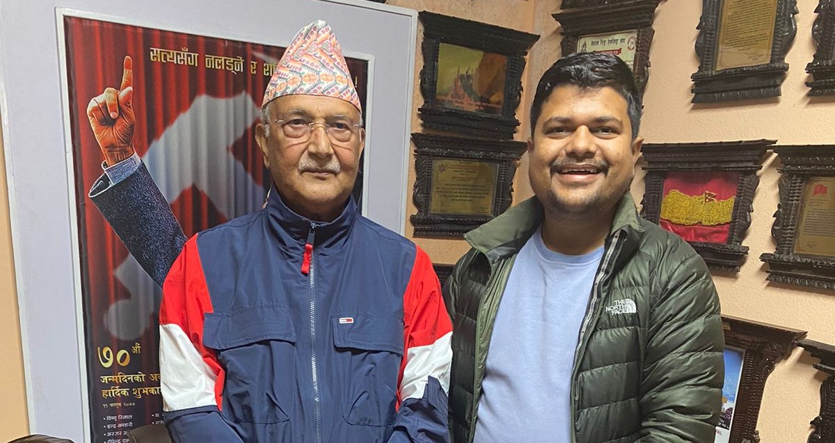 नवलपुर–१ बाट एमालेको प्रत्यक्ष उम्मेदवार सिफारिस, जेनजी पुस्ताको प्रतिनिधित्व गर्दै सागर न्यौपाने