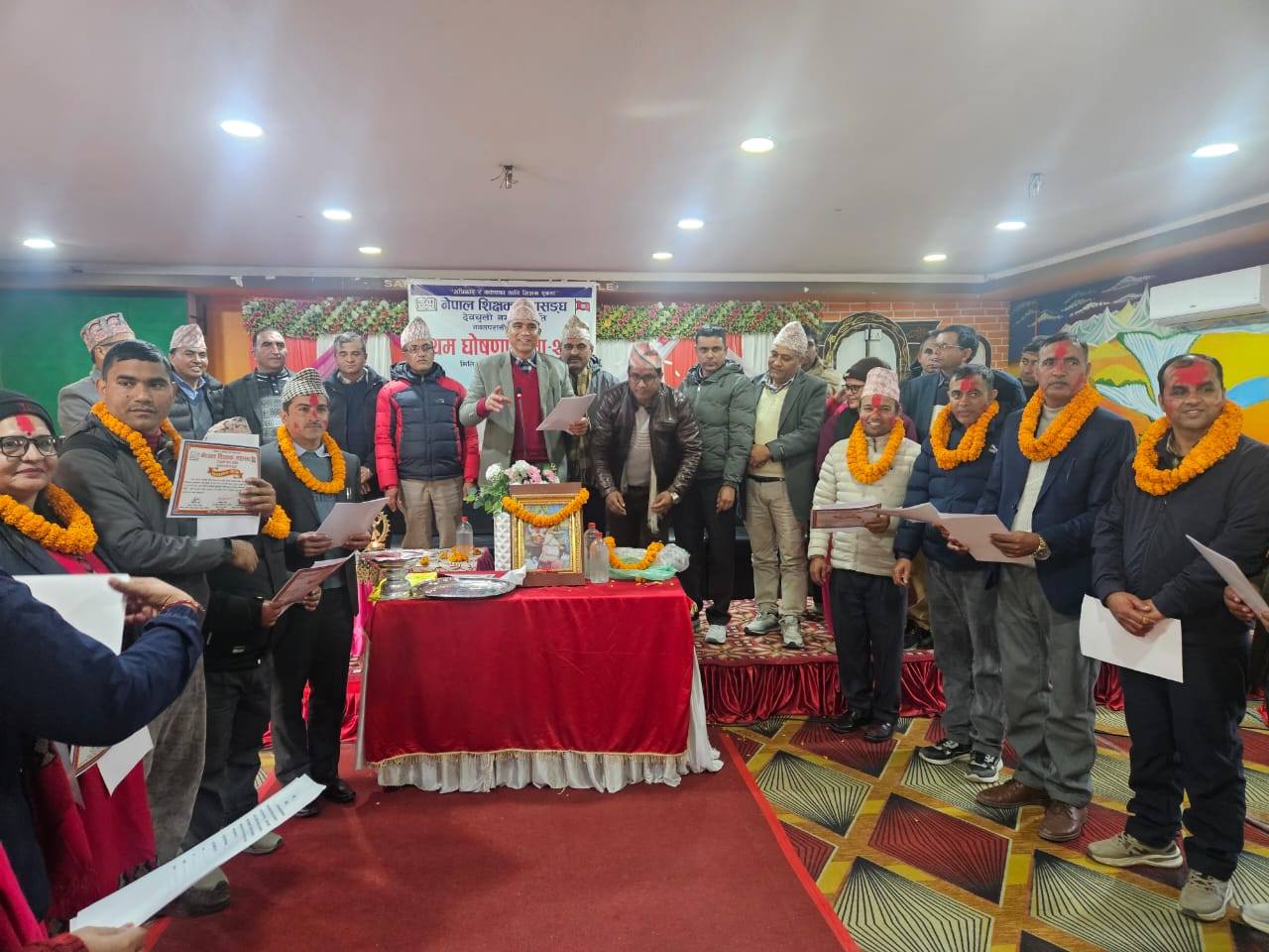 नेपाल शिक्षक महासंघ देवचुलीको ऐतिहासिक पहिलो घोषणा सभा सम्पन्न