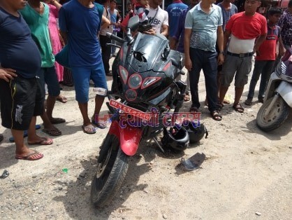 ह्याप्पी एफ. एम नजिकै सवारीसाधन दुघर्टना