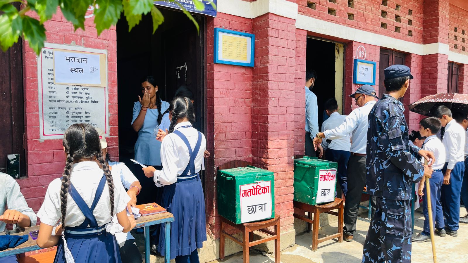 पृथ्वी माविमा हेड ब्याई र हेड गर्लको लागी निर्वाचन सम्पन्न