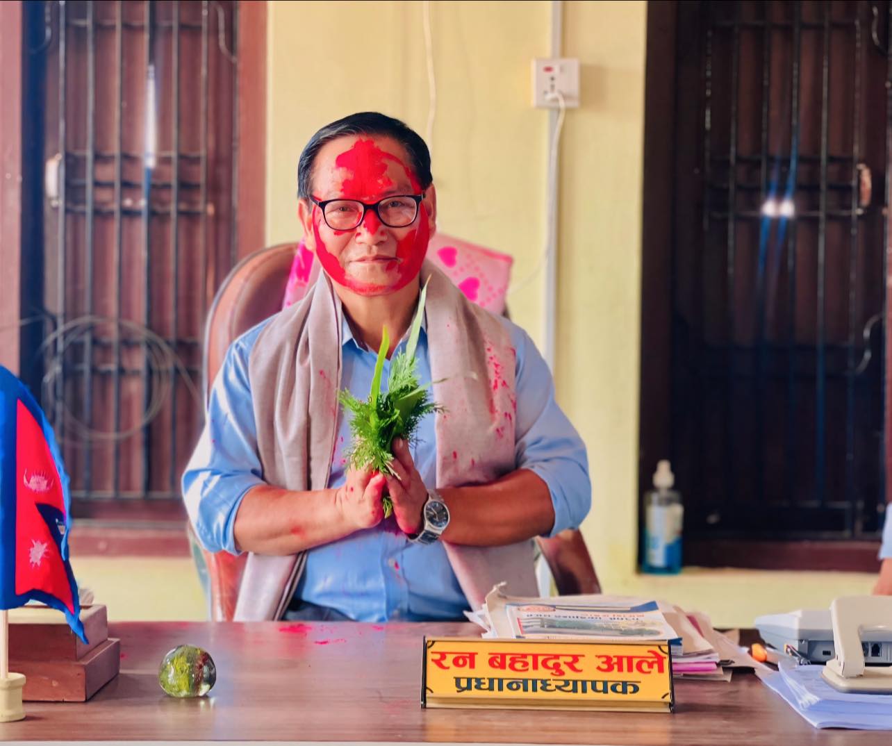 पृथ्वी माध्यमिक विद्यालयको प्रधानाध्यापकमा रन बहादुर आले नियुक्त 