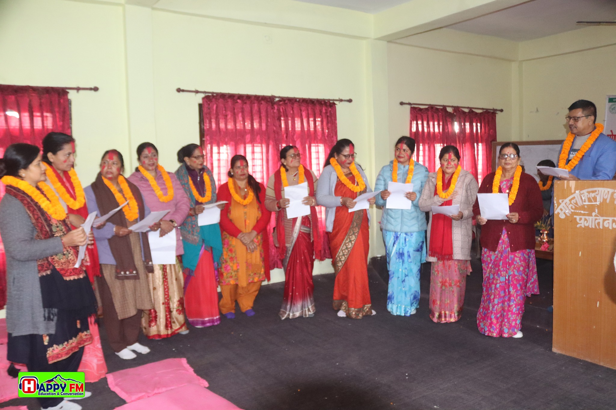 महिला कल्याण सहकारीको नयाँ समितिले गर्‍यो पदभार ग्रहण 